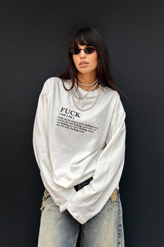 bluza cu maneca lunga dama bumbac alb oversized