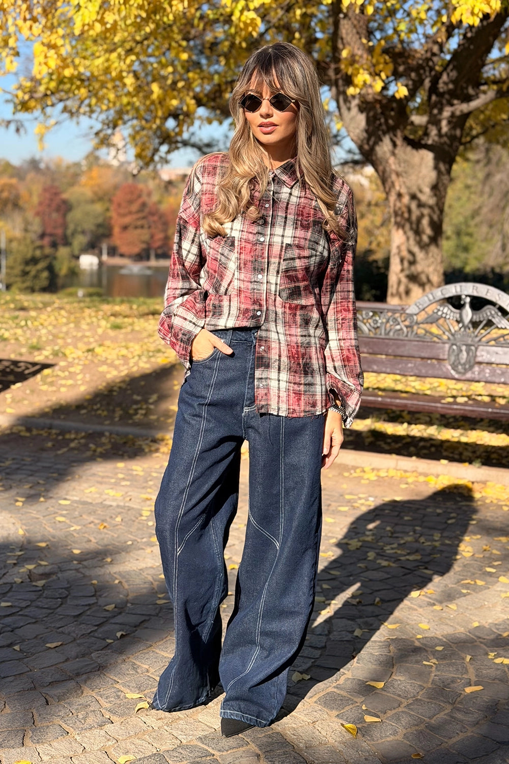 Blugi dama largi si extra lungi