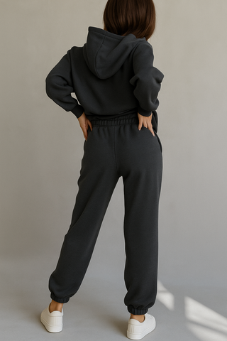 Trening dama din bumbac doua piese - model Leia