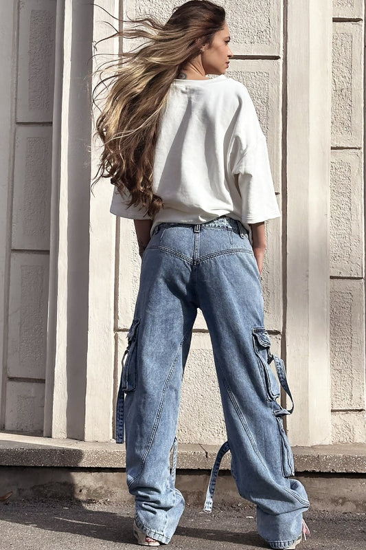 Blugi dama cargo- Anastasia