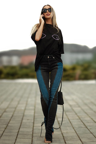 Blugi dama cu efect push-up