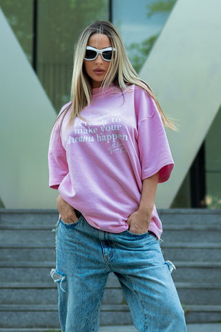 Tricou dama bumbac oversized- Grace