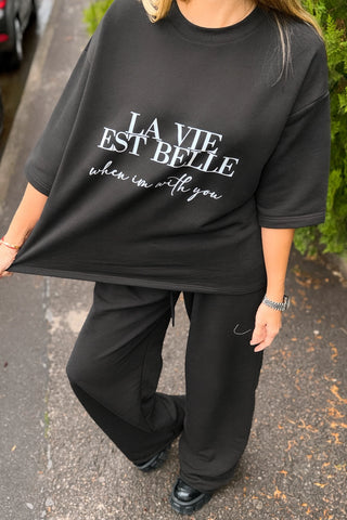 Trening dama din bumbac doua piese - model Tracy